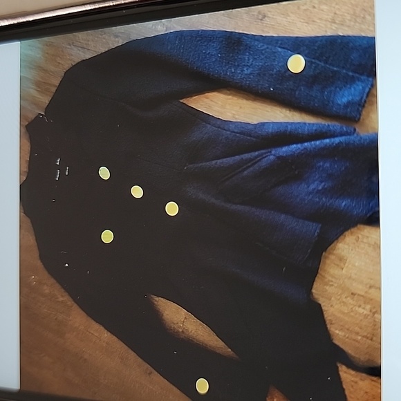 PROENZA SCHOULER TWEED ASYMMETRIC RUNWAY BLAZER COAT EUC UNWORN SIZE 8 - Picture 7 of 7